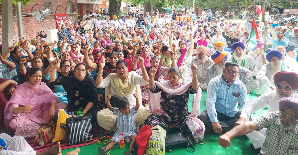 Trade unions employees and farmers organizations celebrated Black Day